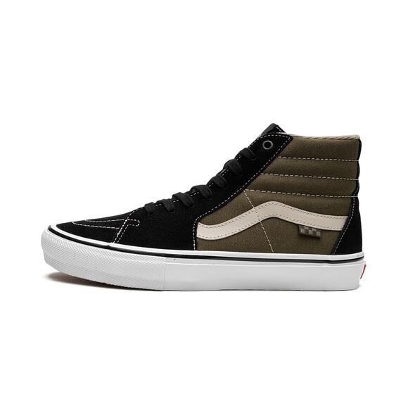 VANS MEN\'S 6.5 SK8 HI BLACK OLIVE GREEN NIB VN0A5FCCBKO main image 5